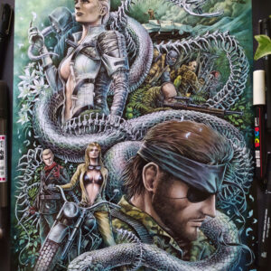 One must Die & One must Live Print